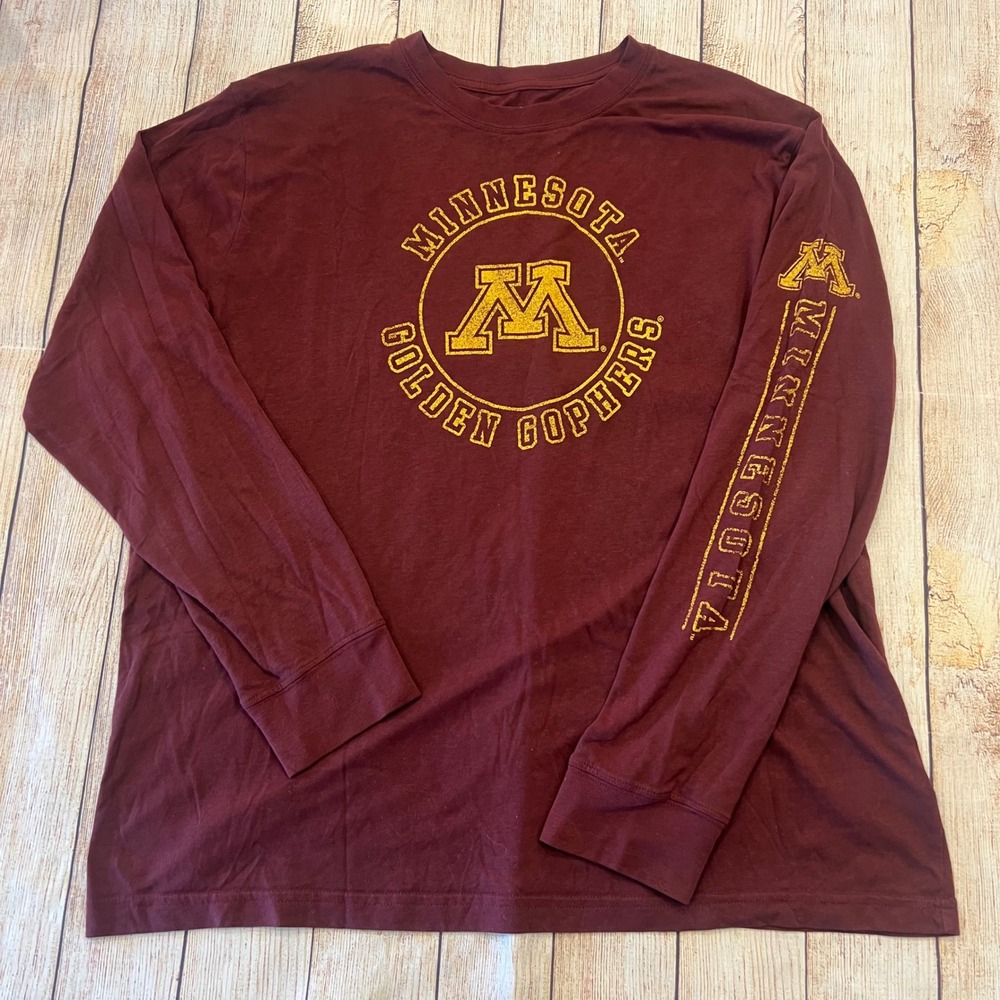 Rivalry Threads Minnesota Golden Gophers Long Sleeve Shirt Maroon Mens 2XL‎ NCAA